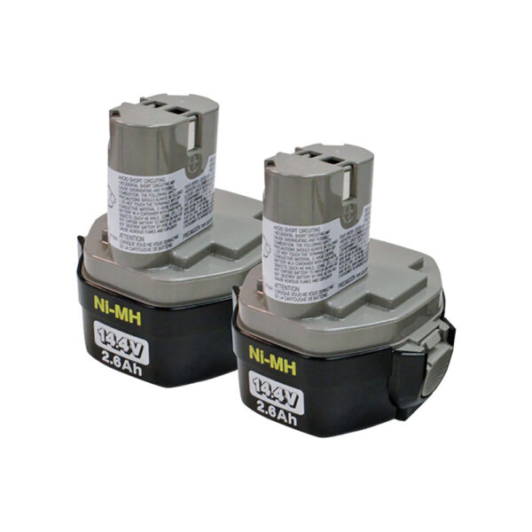 Makita 194157-8 14.4V Ni-MH 2.6Ah Battery 1434, Pod Style, 2/PK