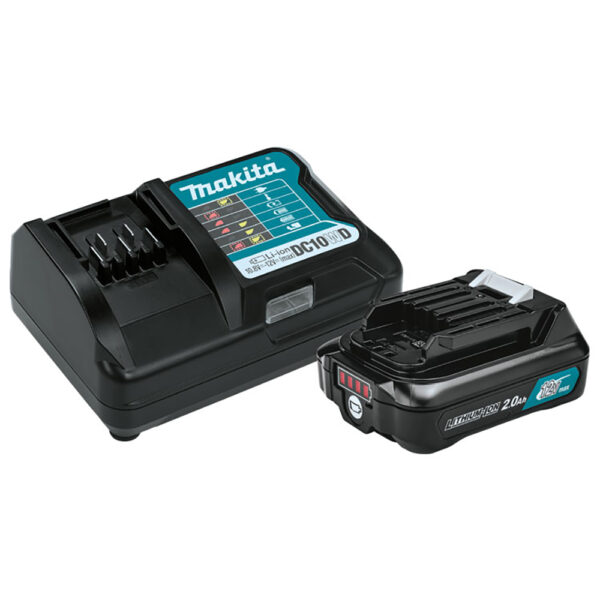 Makita BL1021BDC1 12V max CXT Lithium-Ion Battery And Charger Starter Pack (2.0Ah)