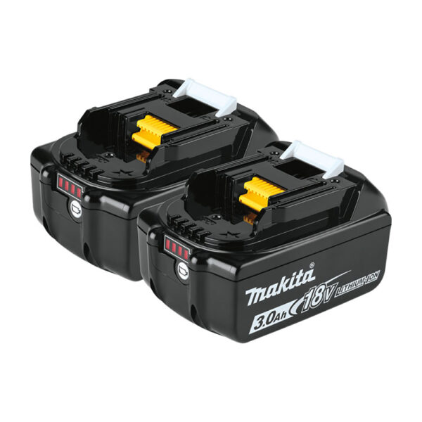 Makita BL1830B-2 18V LXT Lithium-Ion 3.0Ah Battery, 2/PK