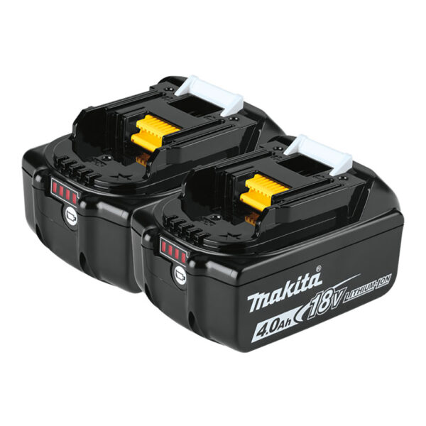 Makita BL1840B-2 18V LXT Lithium-Ion 4.0Ah Battery, 2/PK