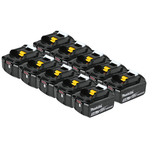 Makita BL1850B-10 18V LXT Lithium-Ion 5.0Ah Battery, 10/PK