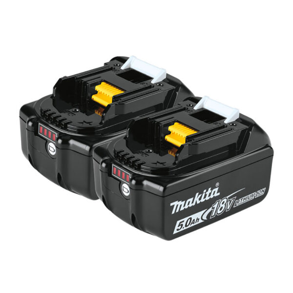 Makita BL1850B-2 18V LXT Lithium-Ion 5.0Ah Battery, 2/PK