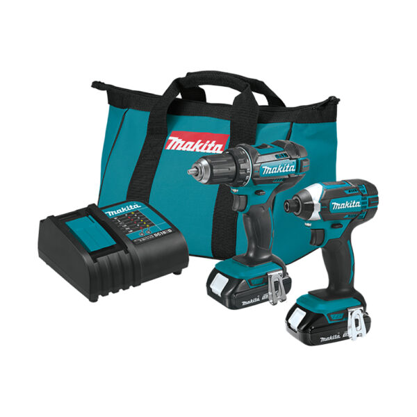 Makita CT225SYX 18V LXT Lithium-Ion Compact Cordless 2PC Combo Kit (1.5Ah)