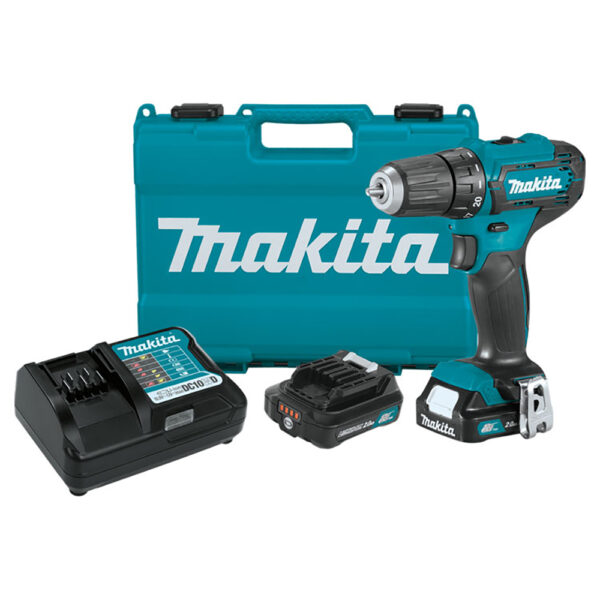 Makita FD09R1 12V max CXT Lithium-Ion Cordless 3/8'' Driver-Drill Kit (2.0Ah)