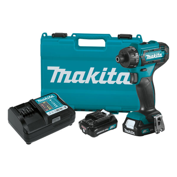 Makita FD10R1 12V max CXT Lithium-Ion Cordless 1/4'' Hex Screwdriver Kit (2.0Ah)