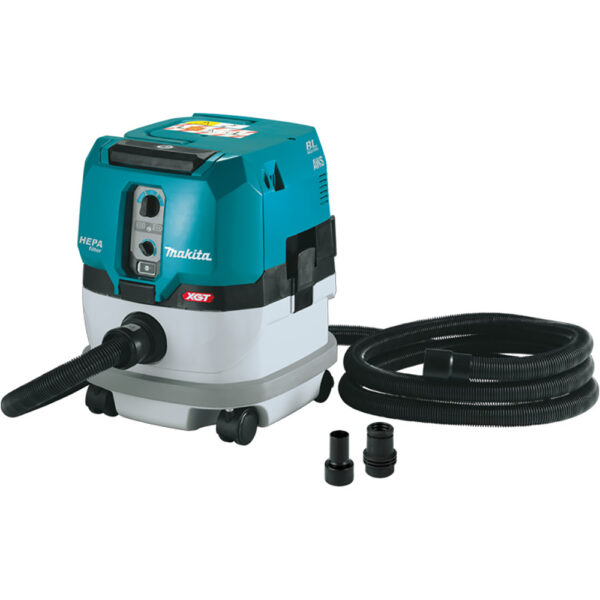 Makita GCV02ZX 40V max XGT Brushless Cordless 2.1 Gallon HEPA Filter Dry Dust Extractor, AWS Capable, Tool Only