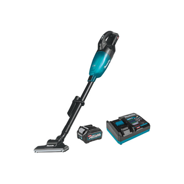 Makita GLC01R1 40V max XGT Brushless Cordless 4-Speed HEPA Filter Compact Stick Vacuum Kit (2.0Ah)