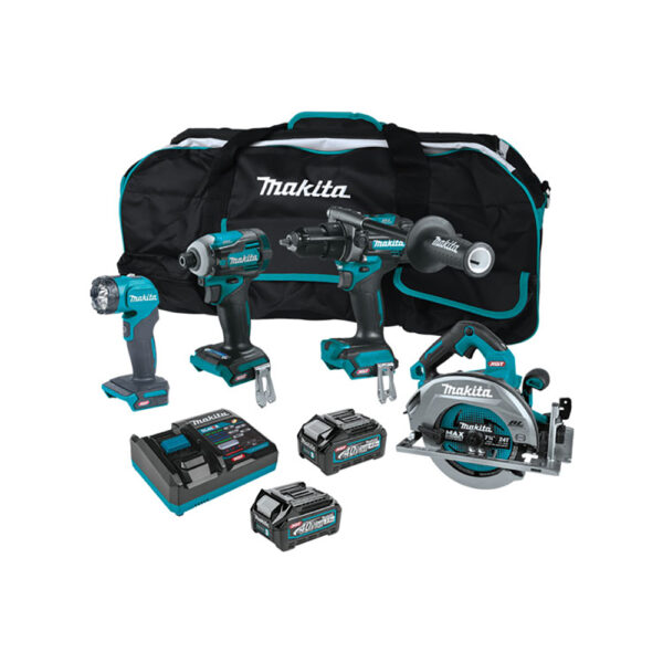 Makita GT400M1D1 40V Max XGT Brushless Cordless 4PC Combo Kit