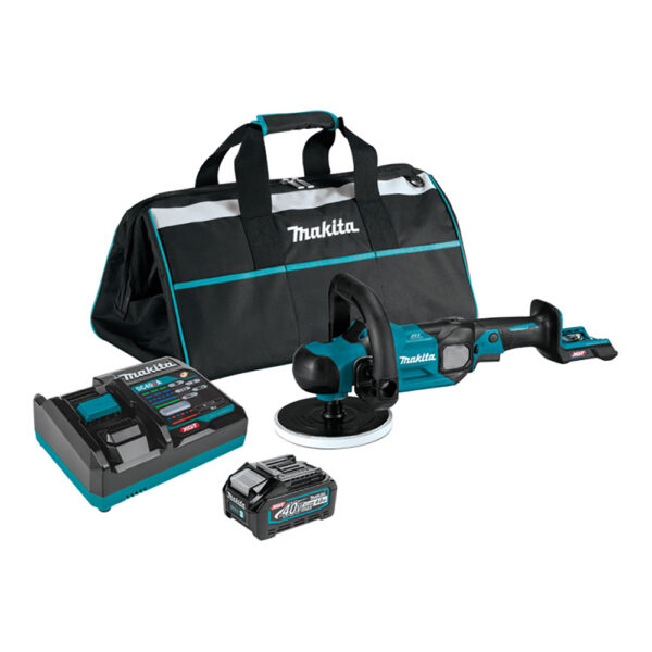 Makita GVP01M1 40V max XGT Brushless Cordless 7'' Polisher Kit, (4.0Ah)