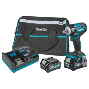 Makita GWT04D 40V max XGT Brushless Cordless 4-Speed 1/2'' Sq. Dr. Impact Wrench Kit w/Friction Ring Anvil (2.5Ah)