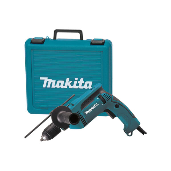 Makita HP1641K Corded 5/8'' Hammer Drill, with Keyless Chuck, Tool Case