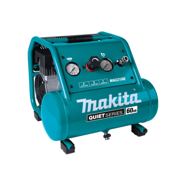 Makita MAC210Q Quiet Series 1 HP, 2 Gallon, Oil-Free, Electric Air Compressor