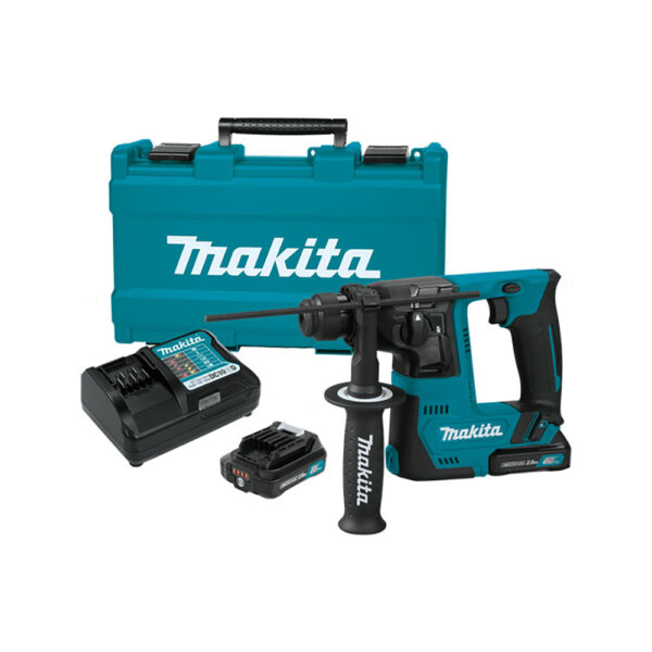 Makita RH02R1 12V max CXT Lithium-Ion Cordless 9/16'' Rotary Hammer Kit, accepts SDS-PLUS bits (2.0Ah)