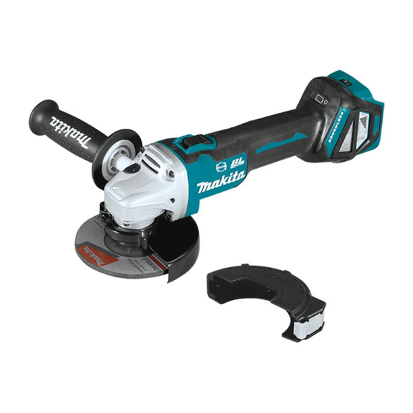 Makita XAG16Z 18V LXT Lithium-Ion Brushless Cordless 4-1/2'' / 5'' Cut-Off/Angle Grinder, With Electric Brake, Tool Only