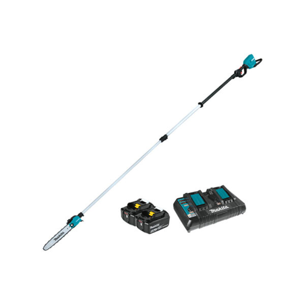 Makita XAU02PTB 36V (18V X2) LXT Brushless 10'' Telescoping Pole Saw Kit, 13' Length (5.0Ah)