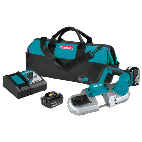 Makita XBP03T 18V LXT Lithium-Ion Cordless Compact Band Saw Kit (5.0Ah)