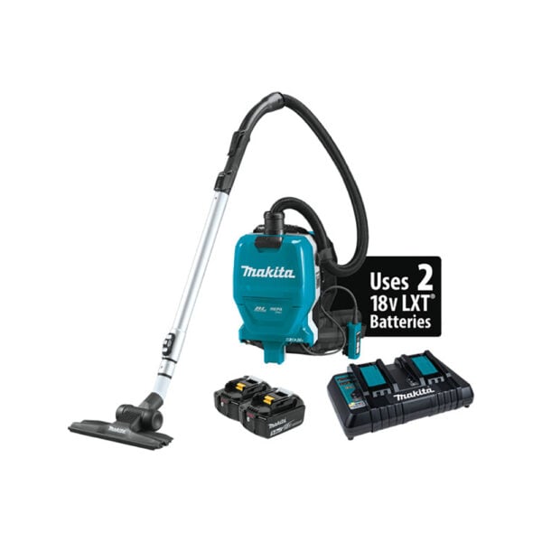 Makita XCV09PT 36V (18V X2) LXT Brushless 1/2 Gallon HEPA Filter Backpack Dry Vacuum Kit (5.0Ah)