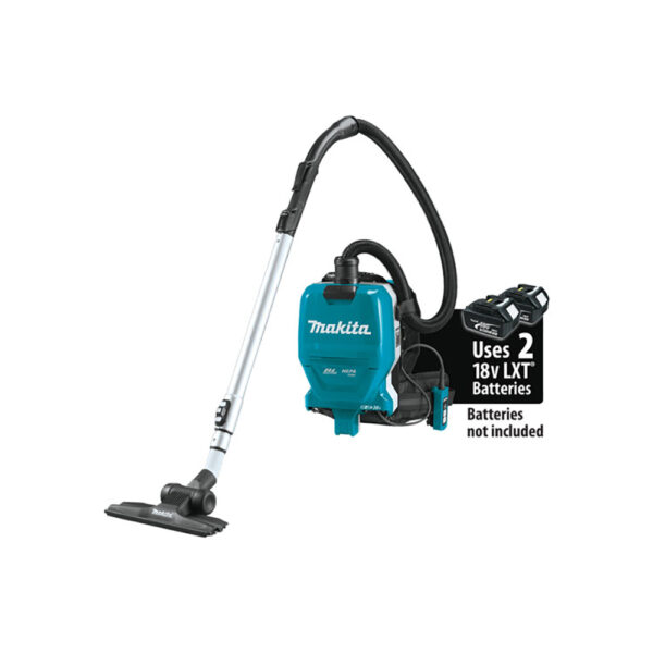 Makita XCV09Z 36V (18V X2) LXT Brushless 1/2 Gallon HEPA Filter Backpack Dry Vacuum, Tool Only