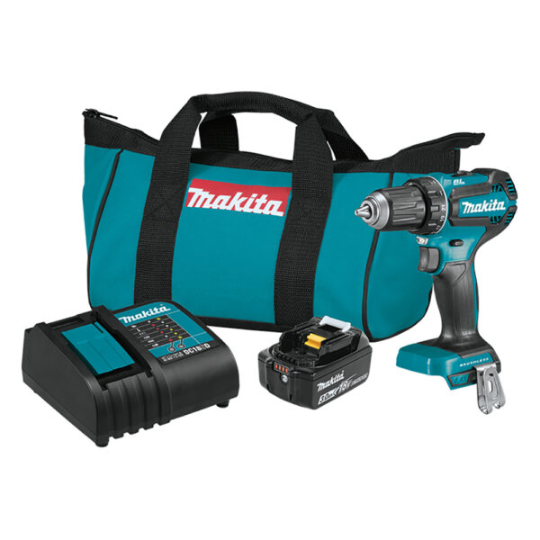Makita XFD131 18V LXT Lithium-Ion Brushless Cordless 1/2'' Driver-Drill Kit (3.0Ah)