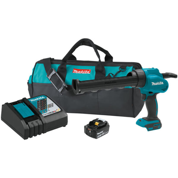 Makita XGC01T1 18V LXT Lithium-Ion Cordless 10 oz. Caulk and Adhesive Gun Kit (5.0Ah)