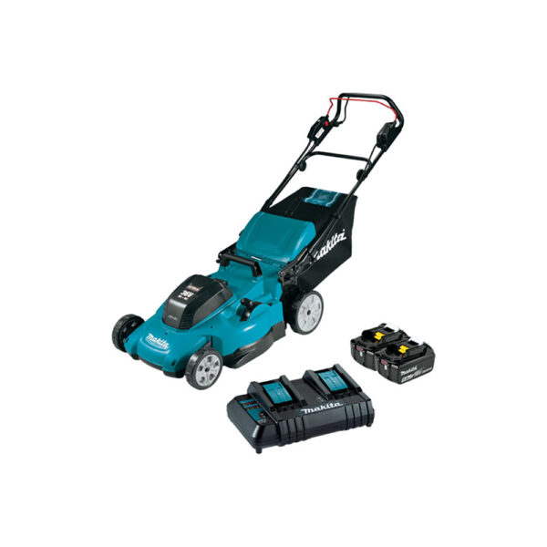 Makita XML11CT1 36V (18V X2) LXT 21'' Self-Propelled Lawn Mower Kit with 4 Batteries (5.0Ah)