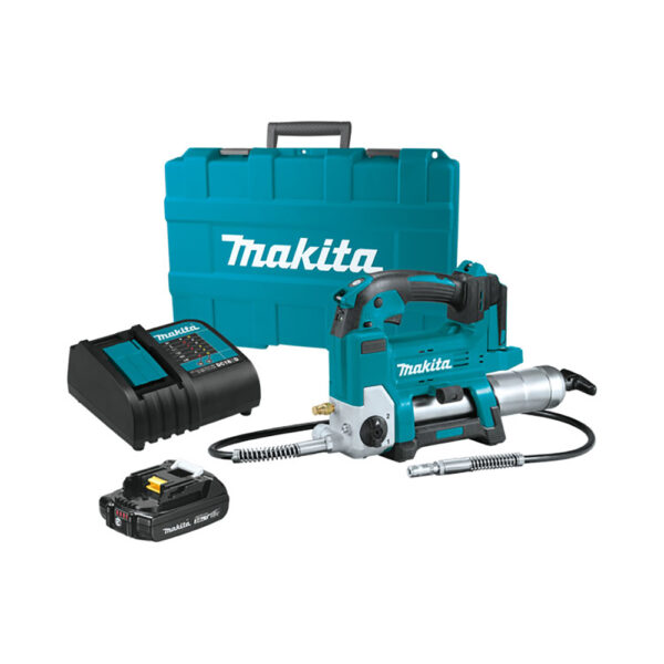 Makita XPG01SR1 18V LXT Lithium-Ion Cordless Grease Gun Kit (2.0Ah)