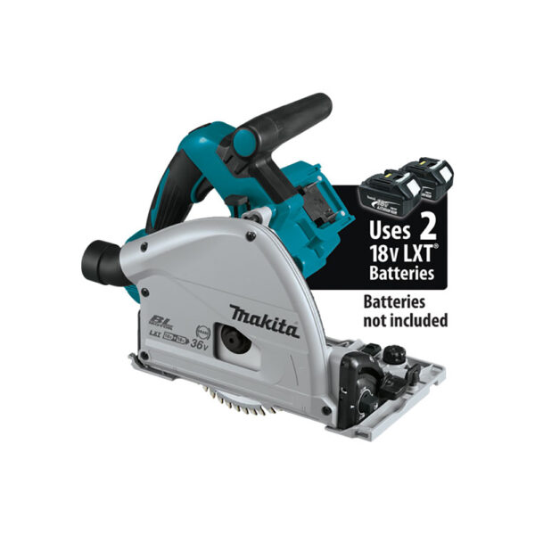 Makita XPS02ZU 36V (18V X2) LXT Brushless 6-1/2'' Plunge Circular Saw, AWS, Tool Only
