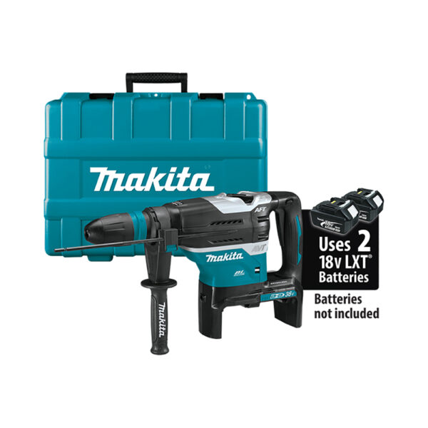 Makita XRH07ZKUN 36V (18V X2) LXT Brushless 1-9/16'' SDS-MAX Advanced AVT Rotary Hammer, AFT, AWS, Tool Only