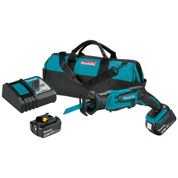 Makita XRJ01T 18V LXT Lithium-Ion Cordless Compact Recipro Saw Kit (5.0Ah)