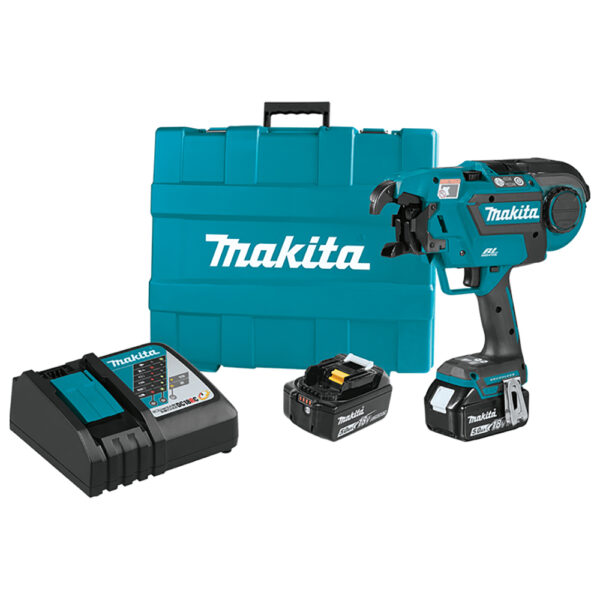 Makita XRT01TK 18V LXT Lithium-Ion Brushless Cordless Rebar Tying Tool Kit (5.0Ah)