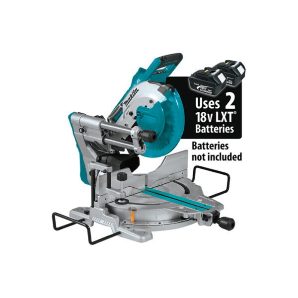 Makita XSL06Z 36V (18V X2) LXT Brushless 10'' Dual-Bevel Sliding Compound Miter Saw with Laser, Tool Only