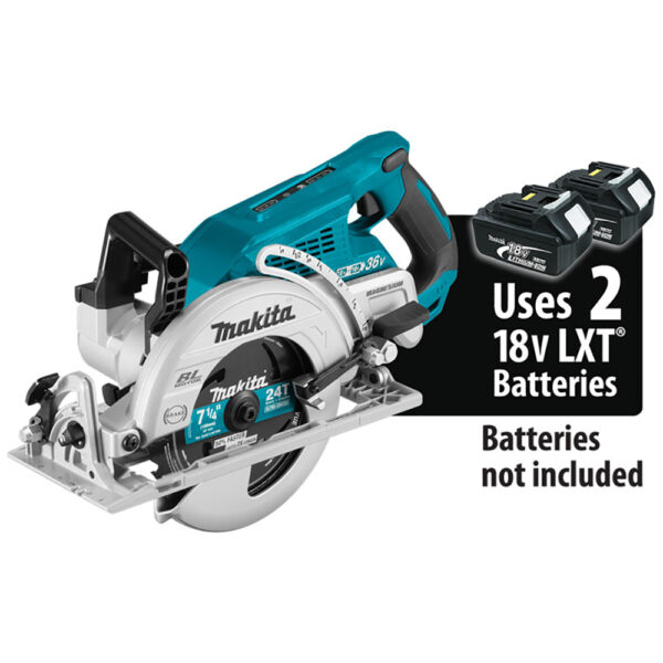 Makita XSR01Z 36V (18V X2) LXT Brushless Rear Handle 7-1/4'' Circular Saw, Tool Only