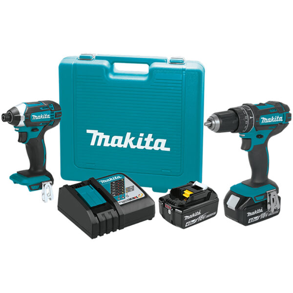 Makita XT261M 18V LXT Lithium-Ion Cordless 2PC Combo Kit (4.0Ah)