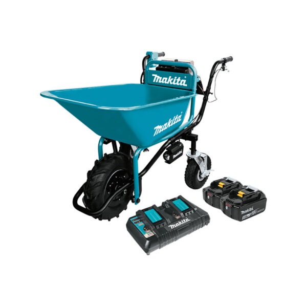 Makita XUC01PTX1 18V X2 LXT Brushless Cordless Power-Assisted Wheelbarrow Kit (5.0Ah)