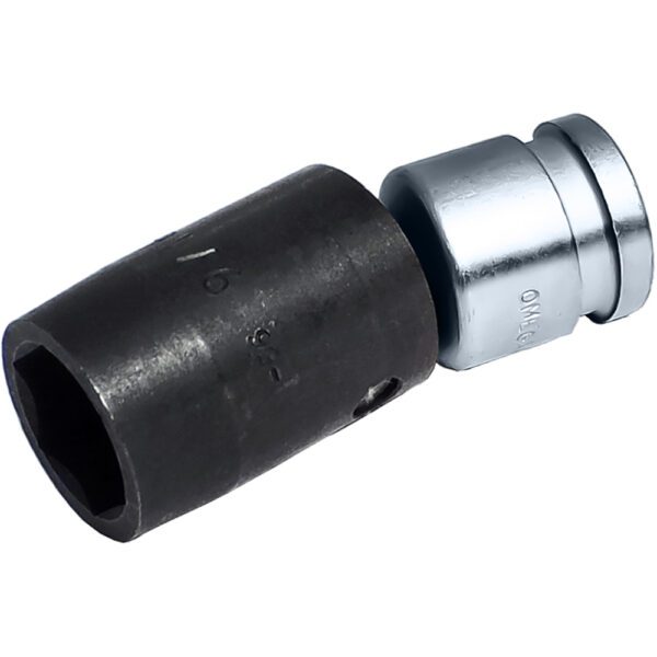 Omega Technologies US375-56 9/16'' Low Profile Swivel Socket, 6-Point, 3/8'' Square Drive