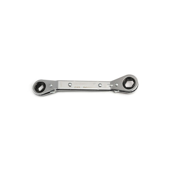 54-640G GearWrench 9mm x 10mm 6 Point 25 Deg Offset Laminated Double Box Ratcheting Wrench