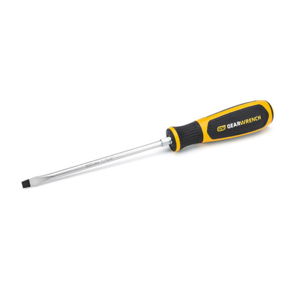 80014H GearWrench 1/4'' x 6'' Slotted Dual Material Screwdriver
