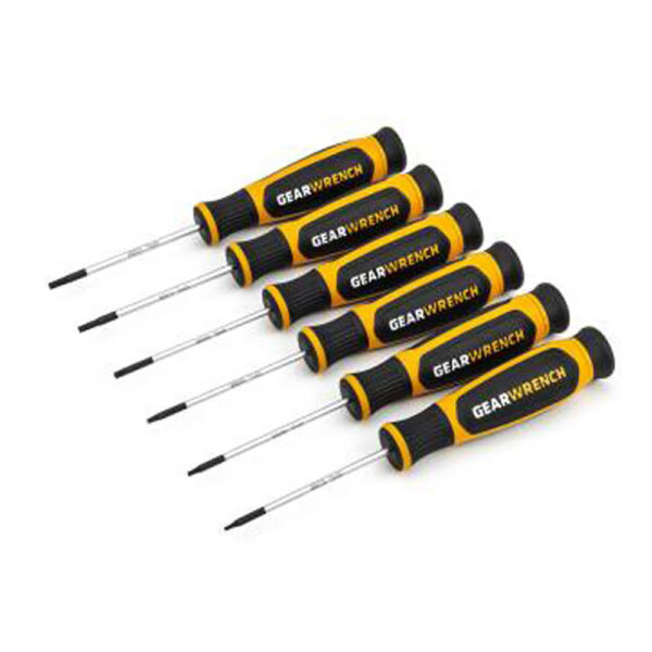 80056H GearWrench 6 Pc. Torx Mini Dual Material Screwdriver Set