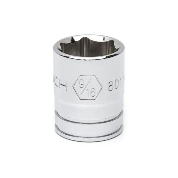 80114D GearWrench 1/4'' Drive 6 Point Standard SAE Socket 9/16''