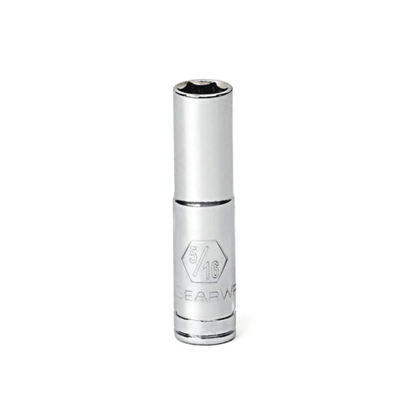 80115 GearWrench 1/4'' Drive 6 Point Deep SAE Socket 3/16''