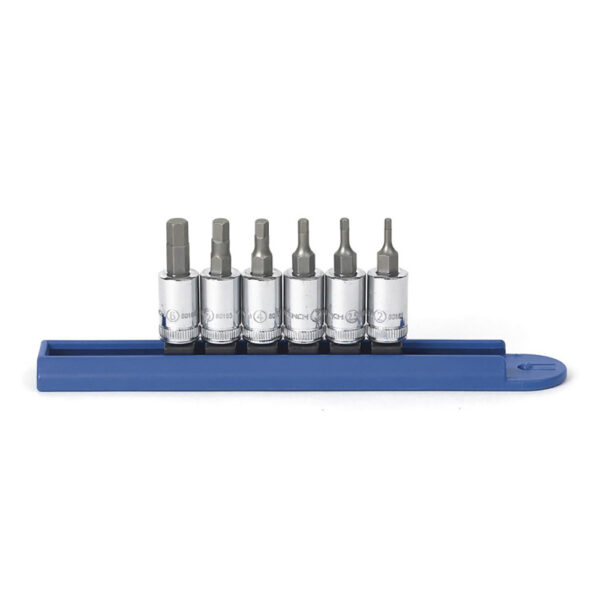80321 GearWrench 6pc 1/4'' Drive Hex Bit Metric Socket Set