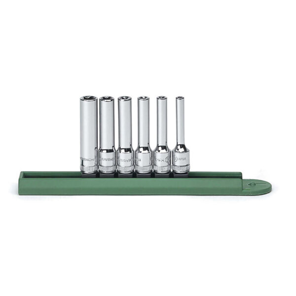 80322 GearWrench 6pc 1/4'' Drive Deep External Torx Socket Set