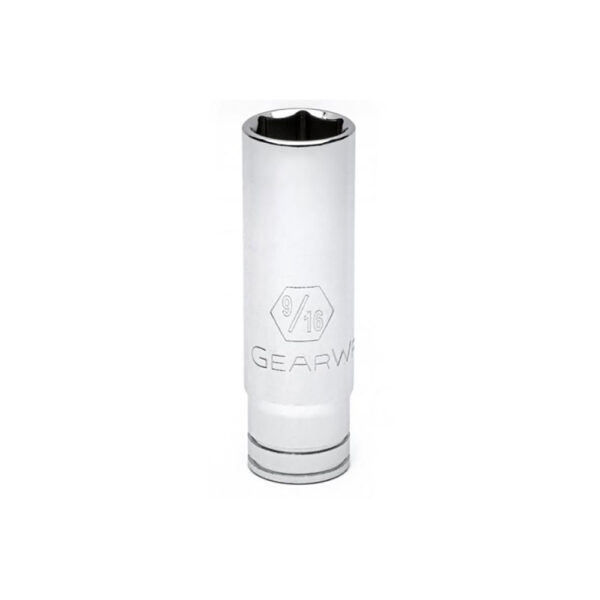 80368 GearWrench 3/8'' Drive 6 Point Deep SAE Socket 9/16''