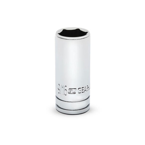 80368S-06 GearWrench 3/8'' Drive 6 Point Mid Length SAE Socket 9/16''