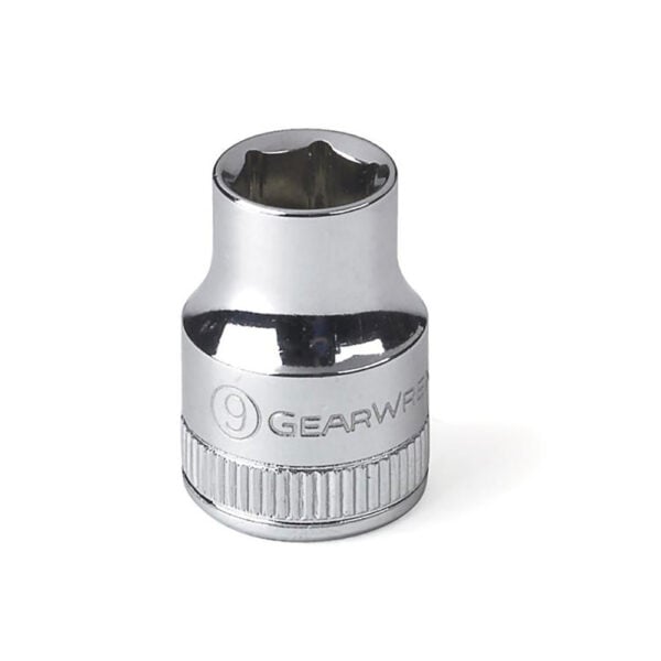 80377 GearWrench 3/8'' Drive 6 Point Standard Metric Socket 9mm