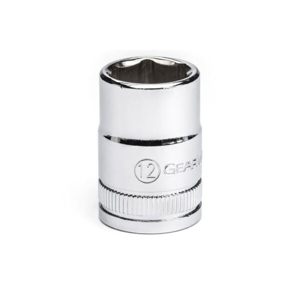 80380 GearWrench 3/8'' Drive 6 Point Standard Metric Socket 12mm