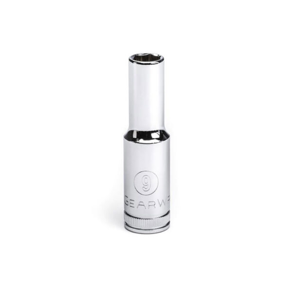 80391 GearWrench 3/8'' Drive 6 Point Deep Metric Socket 9mm