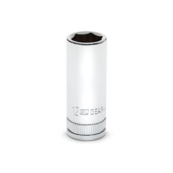 80394S-06 GearWrench 3/8'' Drive 6 Point Mid Length Metric Socket 12mm