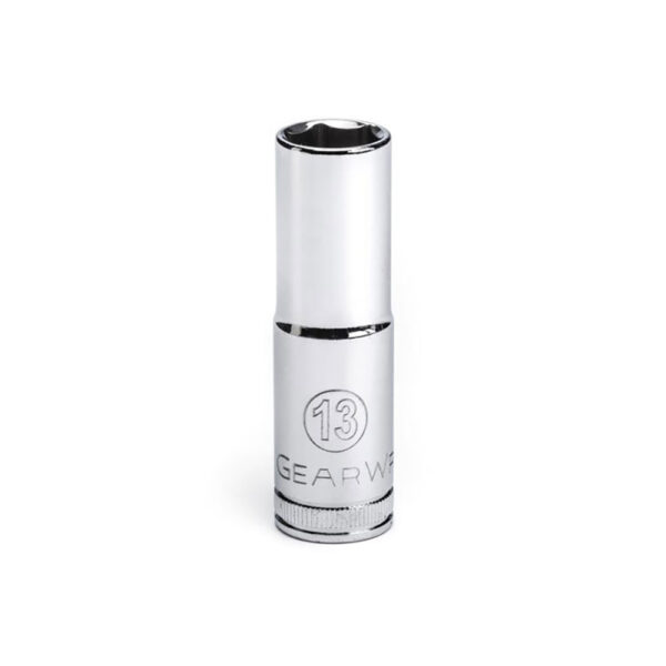 80395 GearWrench 3/8'' Drive 6 Point Deep Metric Socket 13mm