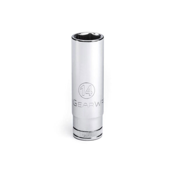 80396 GearWrench 3/8'' Drive 6 Point Deep Metric Socket 14mm